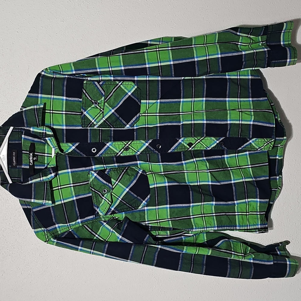 Carbon Men's Plaid Shirt